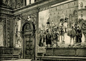 The Great Hall frescos in the Barnabites