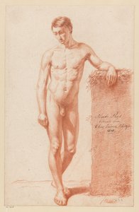 Standing Male Nude, Seen from the Front (2nd Prize 1818)