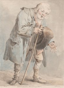 Old Man Begging by Elias Martin