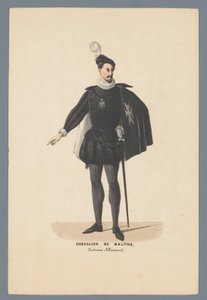 Chevalier De Malthe, German Costume by Elias Spanier