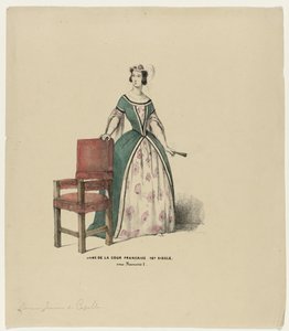 Lady of the French Court, 16th Century, under Francis I by Elias Spanier