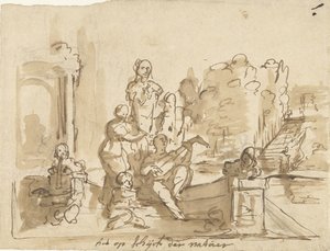 Allegory with Musicians in a Garden by Elias van Nijmegen
