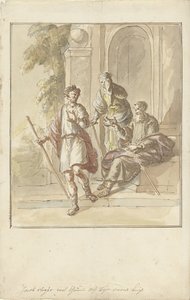 Jacob Flees from His Parental Home by Elias van Nijmegen