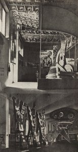 Soviet pavilion at the International Press Exhibition, Cologne by Eliezer Markowich Lissitzky