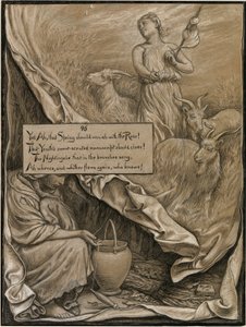 (Illustration for Rubáiyát of Omar Khayyám) Youth and Age