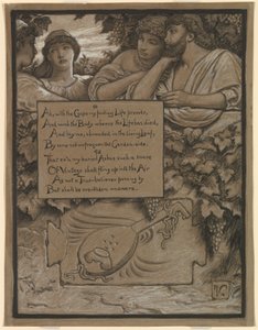 (Illustration for Rubáiyát of Omar Khayyám) Omar