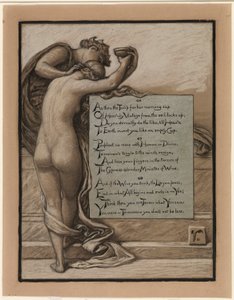 (Illustration for Rubáiyát of Omar Khayyám) The Cup of Love by Elihu Vedder