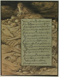The Inevitable Fate (Illustration for Rubáiyát of Omar Khayyám) by Elihu Vedder