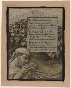 Illustration for Rubáiyát of Omar Khayyám: The Soul of the Cup by Elihu Vedder