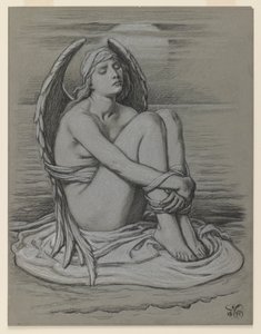 Bound Angel by Elihu Vedder