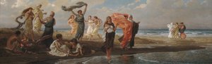 Greek Girls Bathing by Elihu Vedder