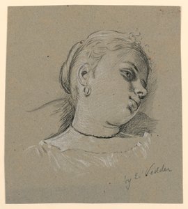 Italian Girl by Elihu Vedder