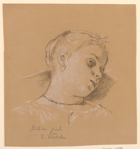 Italian Girl by Elihu Vedder