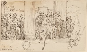 Study after Domenichino, c. 1858