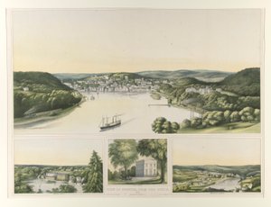 View of Norwich, From the South. 1853 (Conn.)