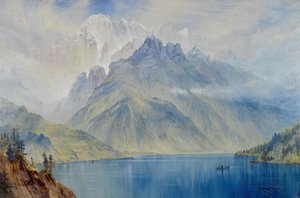 Mt Civetta, 1867 by Elijah Walton