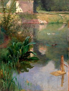 Margin of a Moat by Eliphalet Fraser Andrews