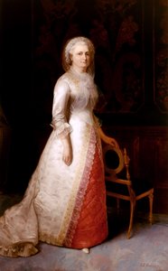 Martha Dandridge Custis Washington by Eliphalet Frazer Andrews