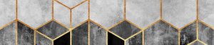 Golden Geometric Marble