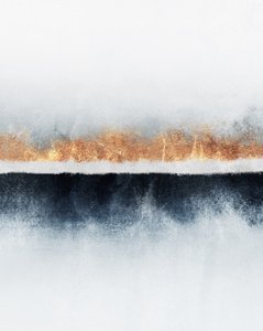 Golden Horizon Abstract