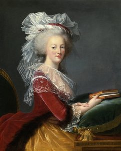 Portrait of Marie Antoinette, Queen of France by Elisabeth Louise Vigee Lebrun