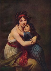 Madame Vigee Lebrun and Her Daughter, Jeanne Lucie Louise