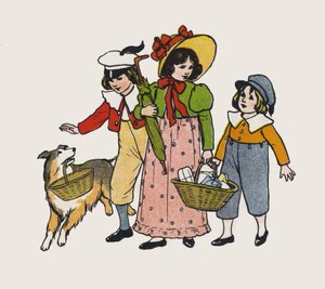Children Going for a Walk by Elise H. Stewart