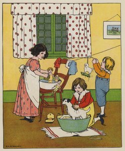 Saturday, Washing Time by Elise H. Stewart