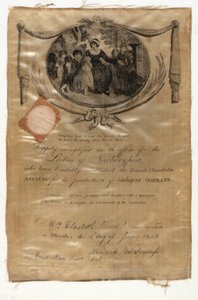 Membership Certificate, the Female Charitable Asylum
