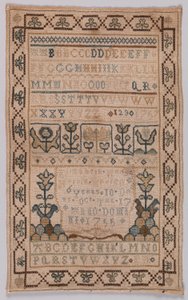 Sampler by Elizabeth Ann Herpin Andrew
