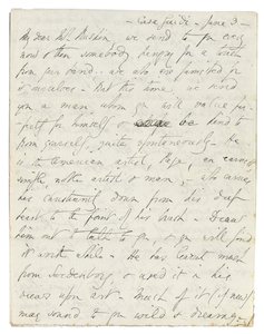 Autograph Letter to John Ruskin, Casa Giudi, Florence, 3rd June 1859