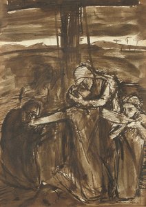 The Descent from the Cross by Elizabeth Eleanor (1834 62) Siddal