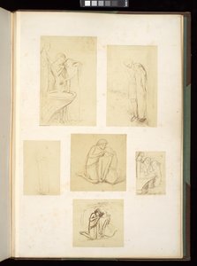 Designs and Sketches by Elisabeth Eleanor Siddal Rossetti by Elizabeth Eleanor (1834-62) Siddal