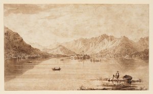 Lago Maggiore & Isola Superiore by Elizabeth Frances Batty