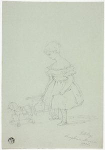 Girl with Toy Horse at Langham House