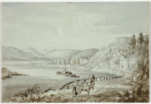 On the Rhine (recto), and Mother and Child (verso)