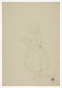 Young Girl Reading