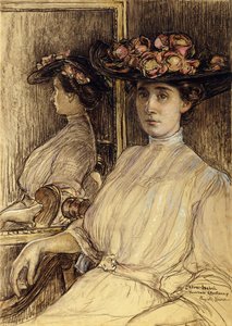 Portrait Sketch of Miss Palmer