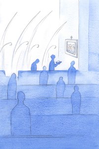 As we prayed the Stations of the Cross, the very angels turned with us, thrilled to join in our worship and witness our devotion to Christ by Elizabeth Wang