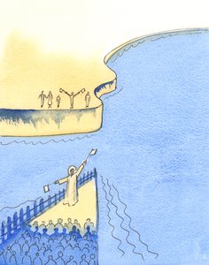 As we travel towards Heaven, Christ is like a signal-man whom we rely on to send our messages to those waiting to meet us at our destination by Elizabeth Wang