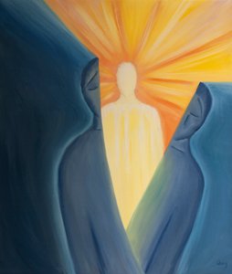 By true contrition and selfless worship we can break through to meet the living, radiant Christ within our childish mental images
