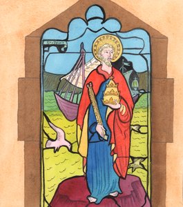 Christ Brought to My Mind the Image of St. Peter in My Local Church by Elizabeth Wang