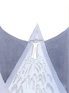 Christ, by His Passion, death, Resurrection and Ascension, made a way into Heaven - a way in which we can follow by Elizabeth Wang