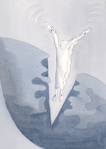 Christ leaps lovingly into the dread dark depths of our hearts by Elizabeth Wang