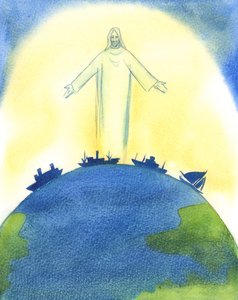 Christ our God was truly at work in the Creation of the Universe, with the Father and the Holy Spirit
