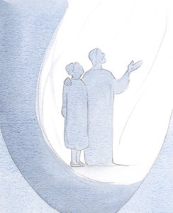 Christ was leading me to stand side by side with Him, asking our Heavenly Father for graces for others