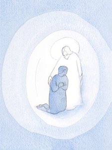 Christ, who once suffered, comforts those who bear hardship for His sake