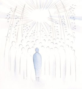 Each Person We Pray for is Lifted into the Light of God and Helped by the Prayers of the Saints by Elizabeth Wang