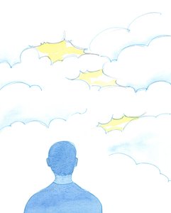 Each person who genuinely experiences God in contemplation and is able to describe such things is like someone who has glimpsed bright scenes through Gaps in a 
