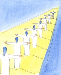 Ever since the time when Christ offered His life for sinners, on Calvary, and prayed for us to be forgiven by Elizabeth Wang